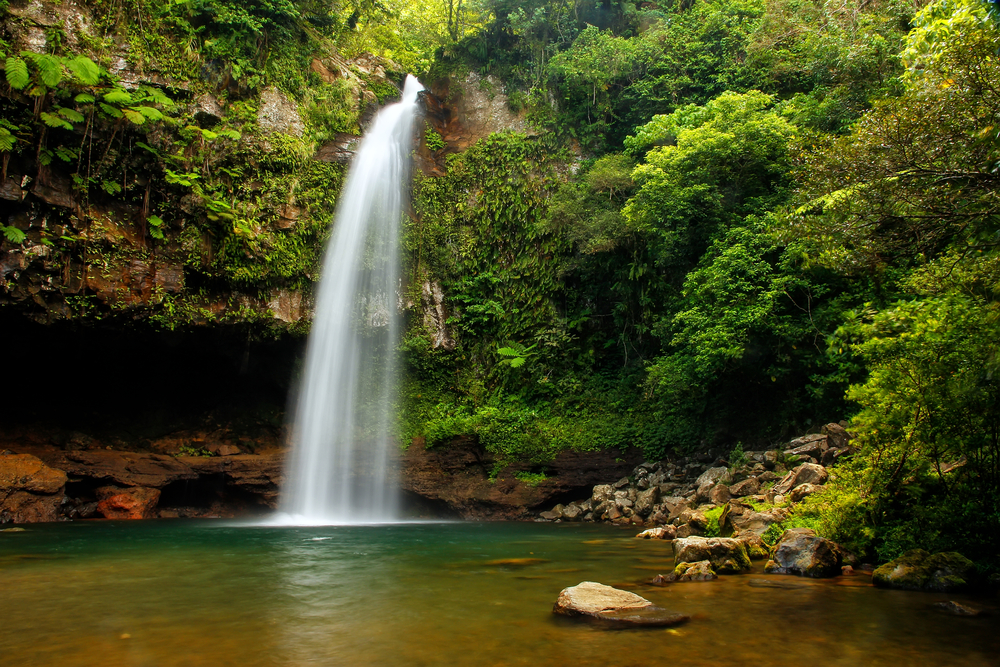 Waterfall in Bouma National Park, Fiji