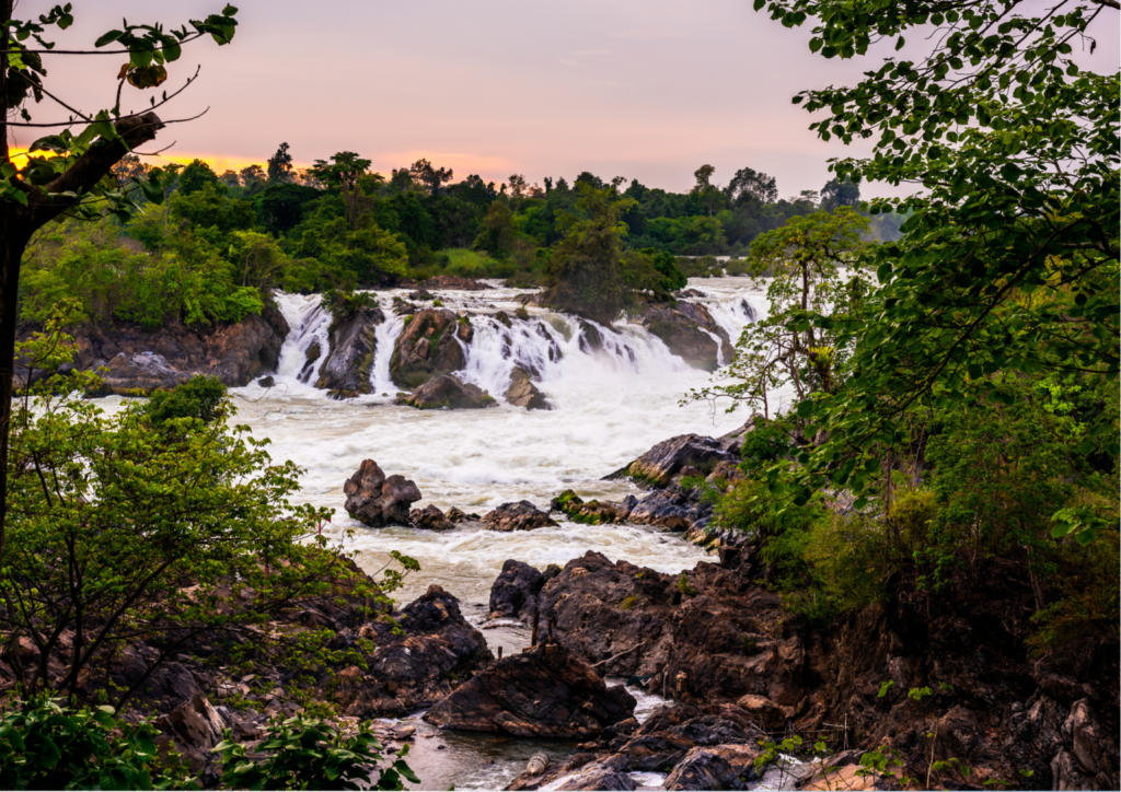 View of Pha Pheng waterfall