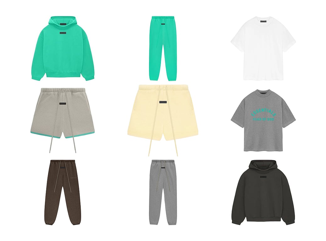 Fear of God Essentials Fleece Hoodie II FW24 'Light Heather Grey' 192HO246258F