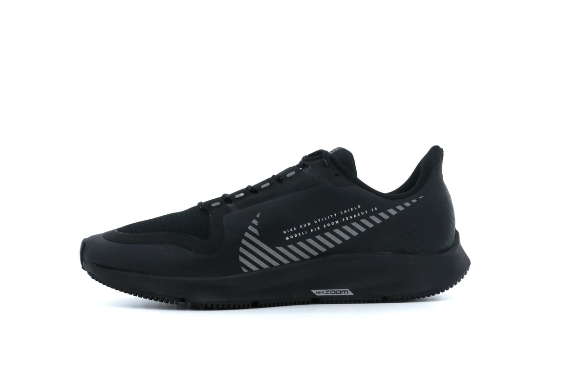 ★ Nike ★ Air Zoom Pegasus 36 Shield ‘black’ Nike Air Zoom Pegasus 36 Shield 'Triple Black' AQ8005-001