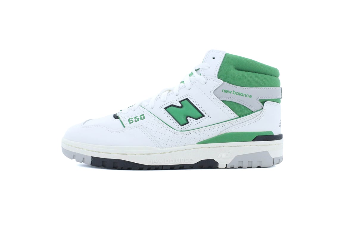 New Balance Men's Whitegreen 650R 'White Green' Bb650rwg