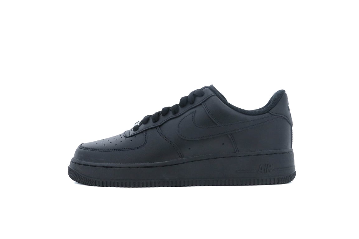 Nike Triple Black Air Force 1 Low - Male - Skateboarding - Black - 8 1/2 Uk - Sport - Image 2