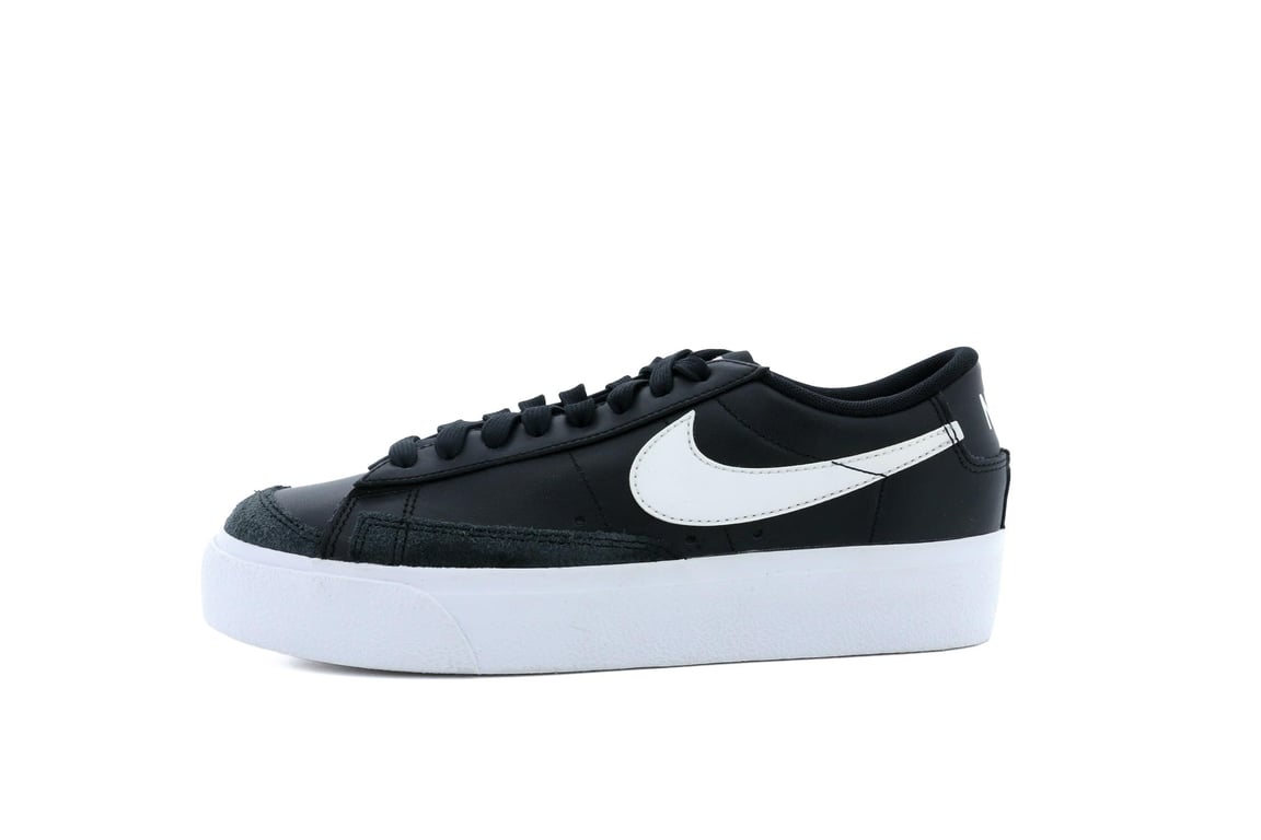 WMNS) Nike Blazer Low Platform 'Black White' DJ0292-001