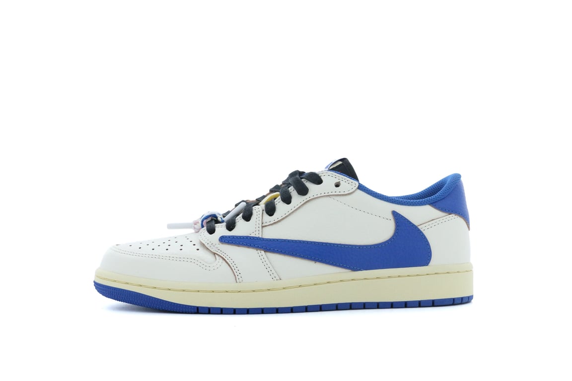 Air Jordan 1 Low x Travis Scott x Fragment 'Sail Military Blue
