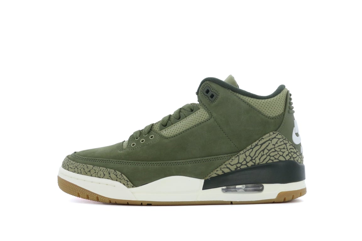 Jordan Air 3 "Family Affair" Dn3707 202" - Shoes - Size 7 - Olive - Image 3