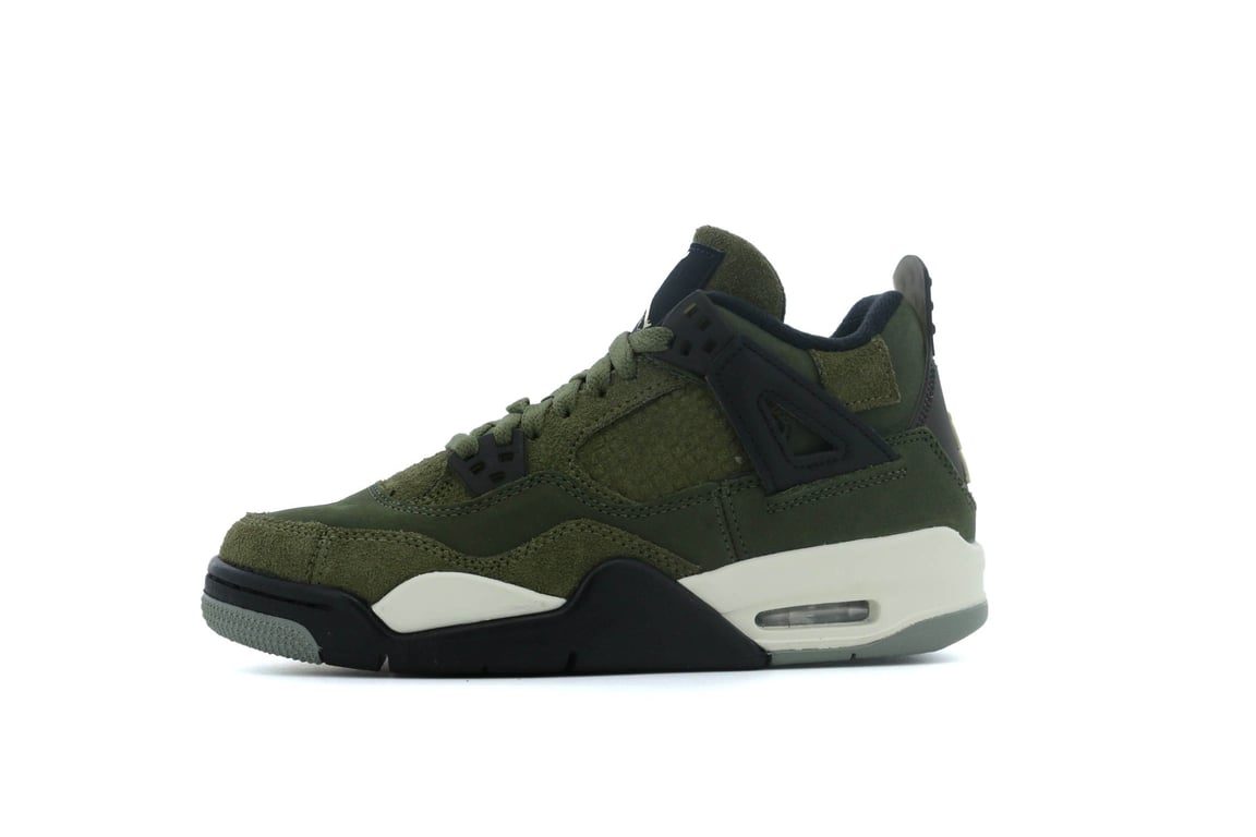 GS) Air Jordan 4 Retro SE 'Craft - Olive' FB9928-200