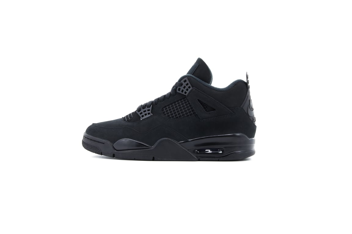 Jordan Men's Black/Black/Light Graphite Air 4 Retro ' Cat' 2025 Fv5029-010