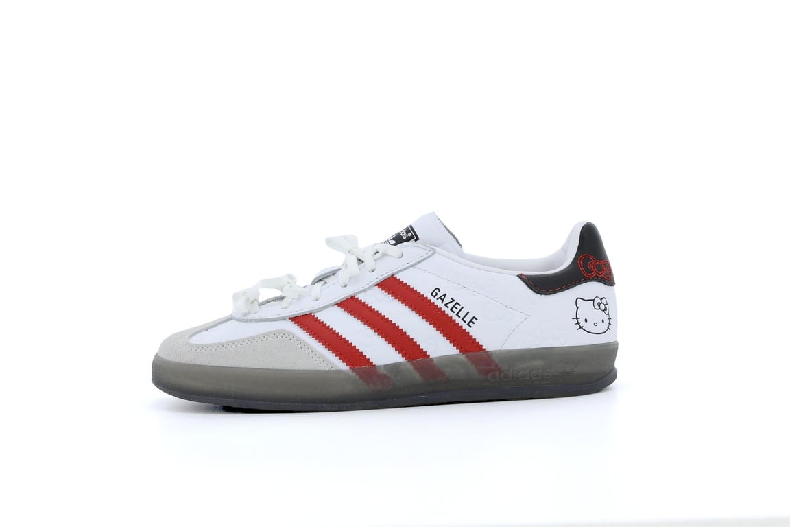 アディダス Hello Kitty スニーカー 50周年 24cm 1 WMNS) adidas x Hello Kitty Gazelle Indoor '50th anniversary