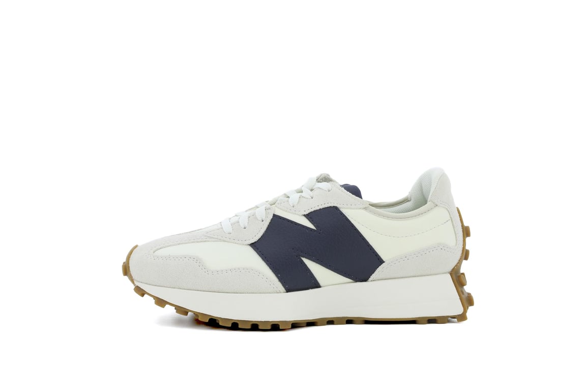 New Balance Women's White 327 Moonbeam Outerspace Sneakers Cream Ws327kb Cm - Image 2