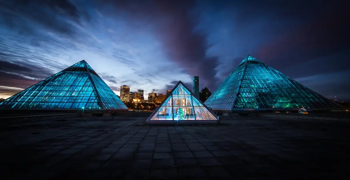 The Pyramid roofs at the Louvre in Paris. Copyright Adrian Atkins (iPhotography Student)
