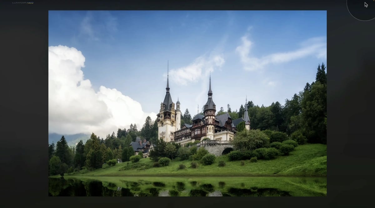 Landscape of a European Castle by Jakub Bors