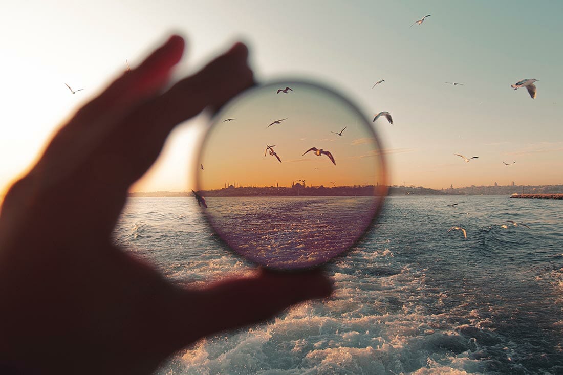 How to polarize filter effect an image