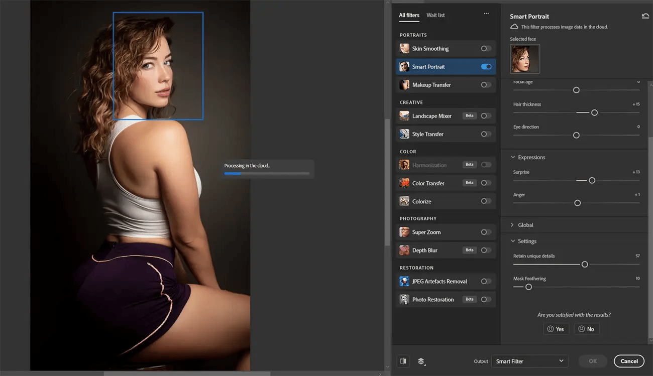 Photoshop Smart Portrait