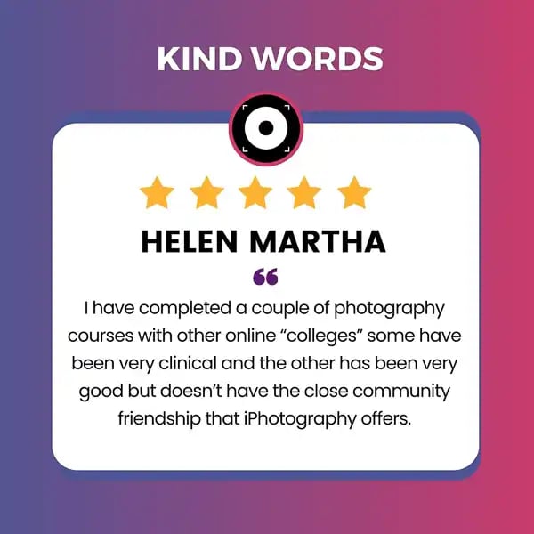 a written review of iPhotography online photography courses