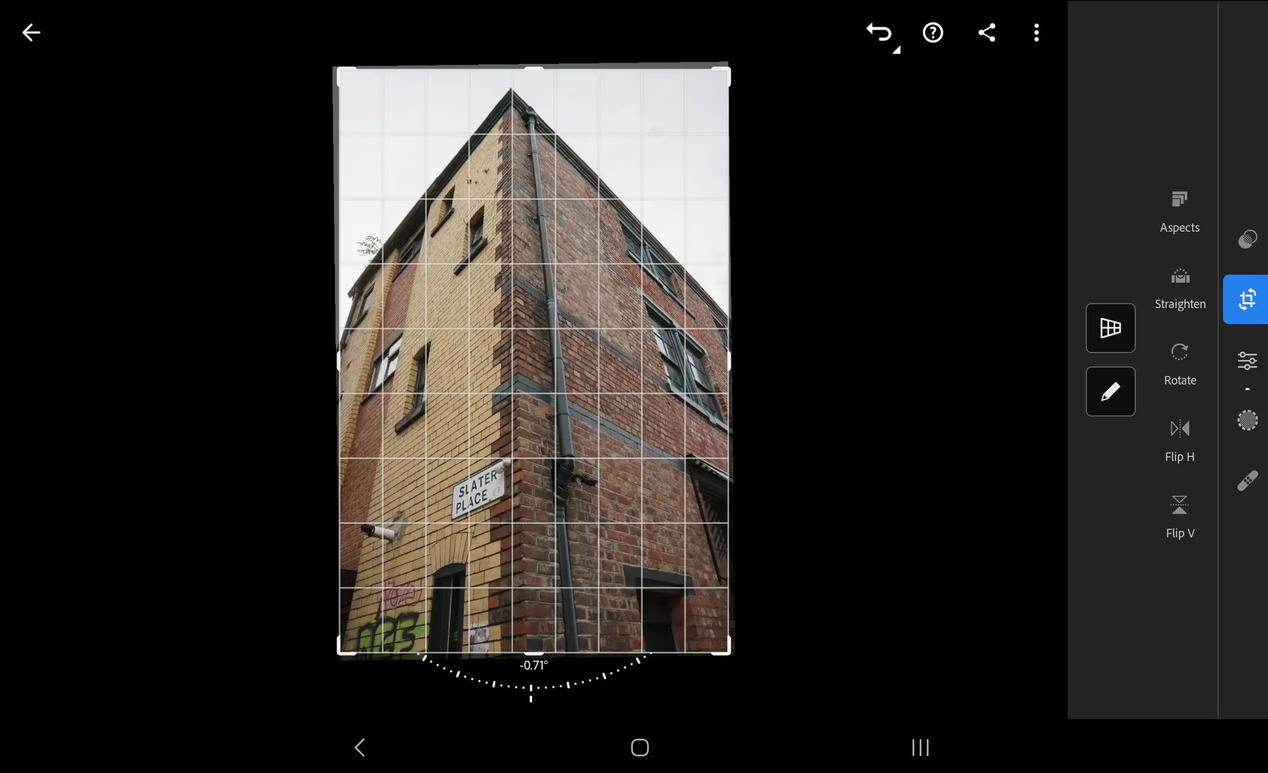 Lightroom CC app screenshot