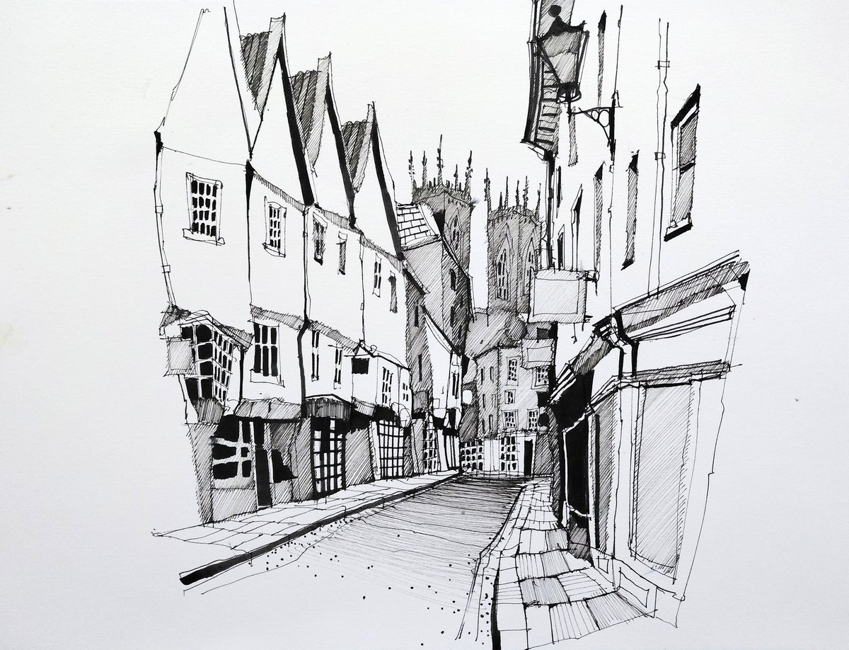 Ian fennelly black and white only sketch