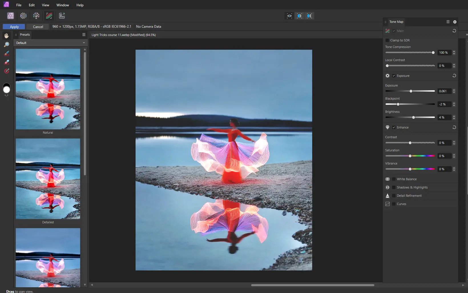 Tone Mapping Persona
