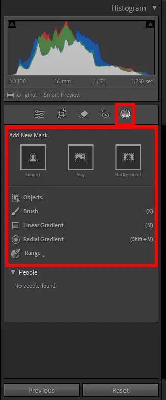 Lightroom Masks