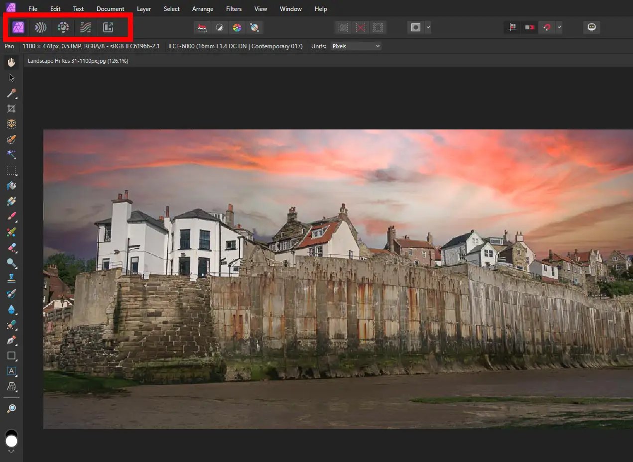 Affinity Photo Personas