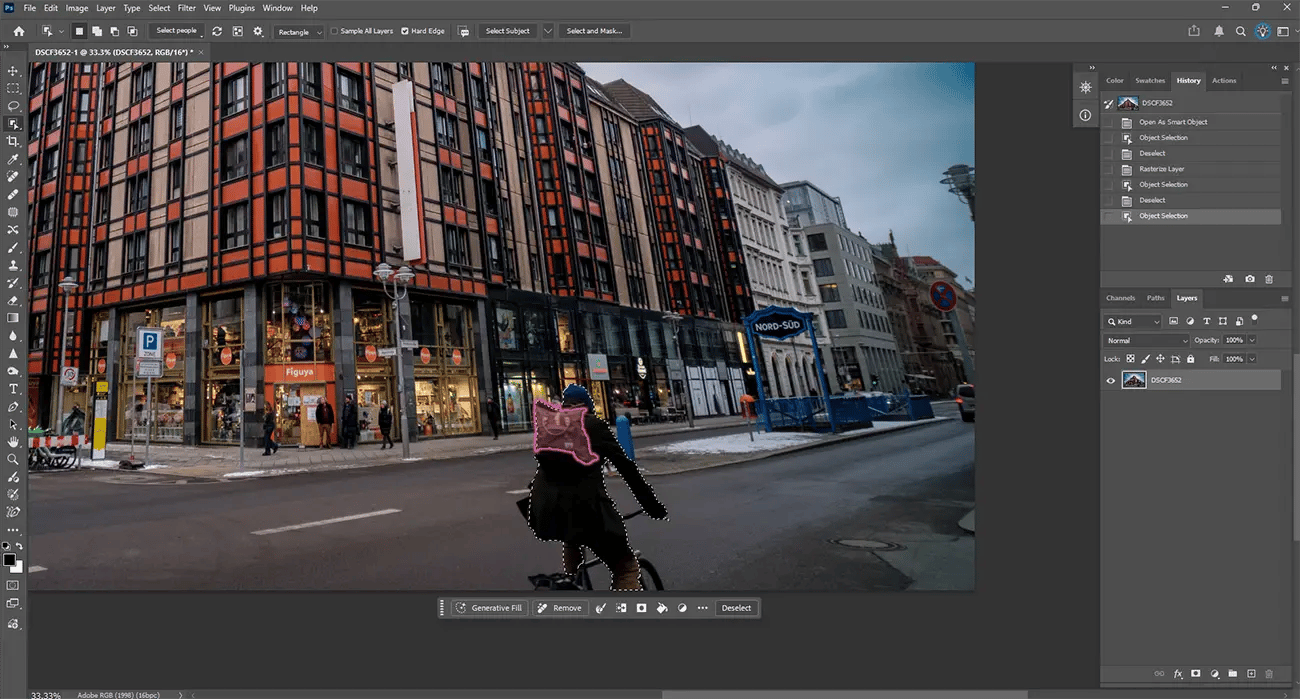 Object Selection Cyclist