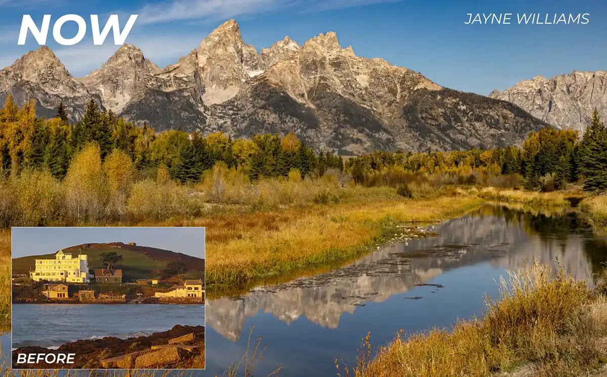Grand Tetons Mountains by Jayne Williams (iPhotography Student)