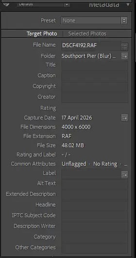 Lightroom Renaming