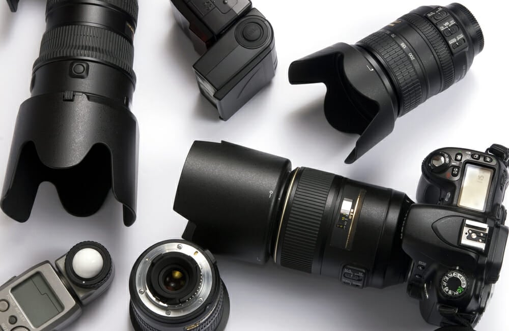 camera and lenses