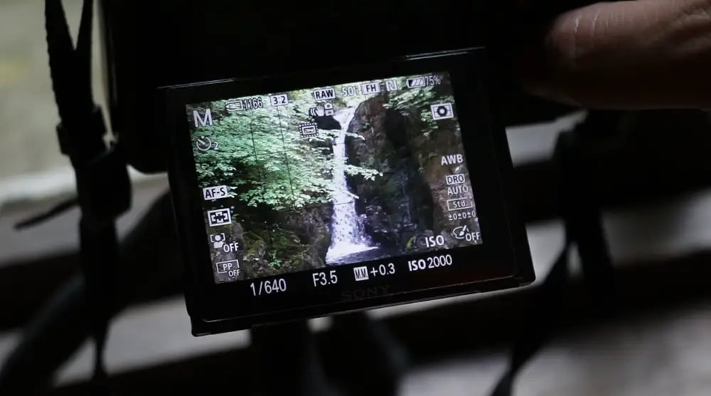 Light Meter Scale Sony A6000