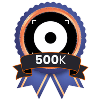 Champion Member badge — 500,000 points.