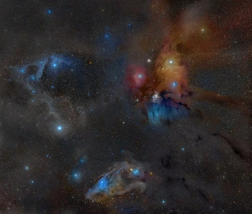 Copyright Rogelio Bernal Andreo (Rho Ophiuchi molecular cloud complex in Ophiuchus)
