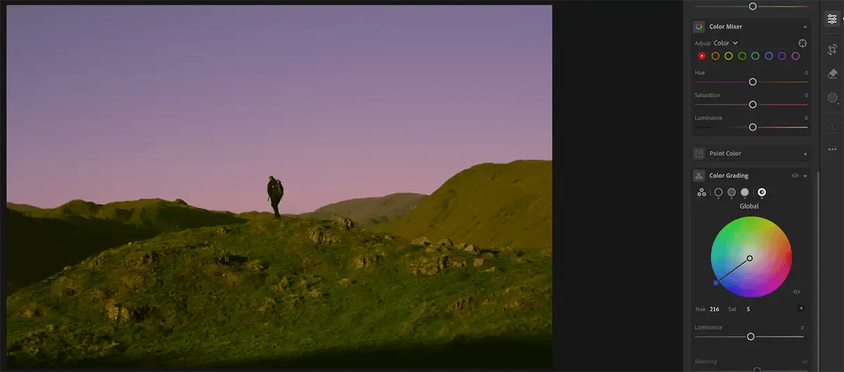 Cinematic Colour Grading Lightroom CC Mobile