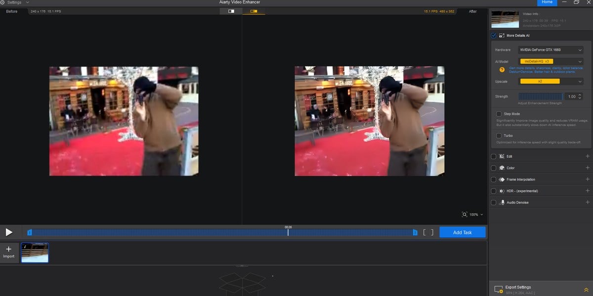 Aiarty Video Enhancer Software