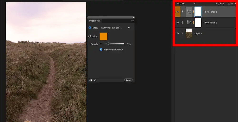 Photo Filter PS Elements