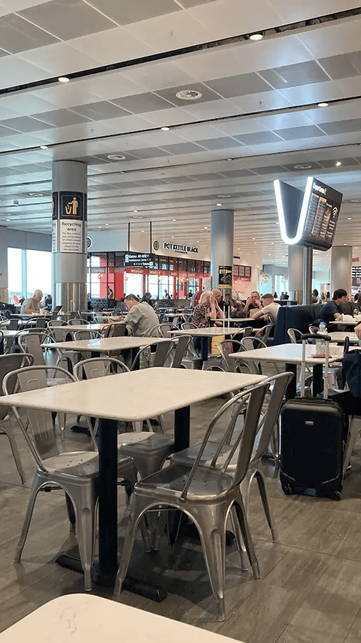 Waiting at the airport..