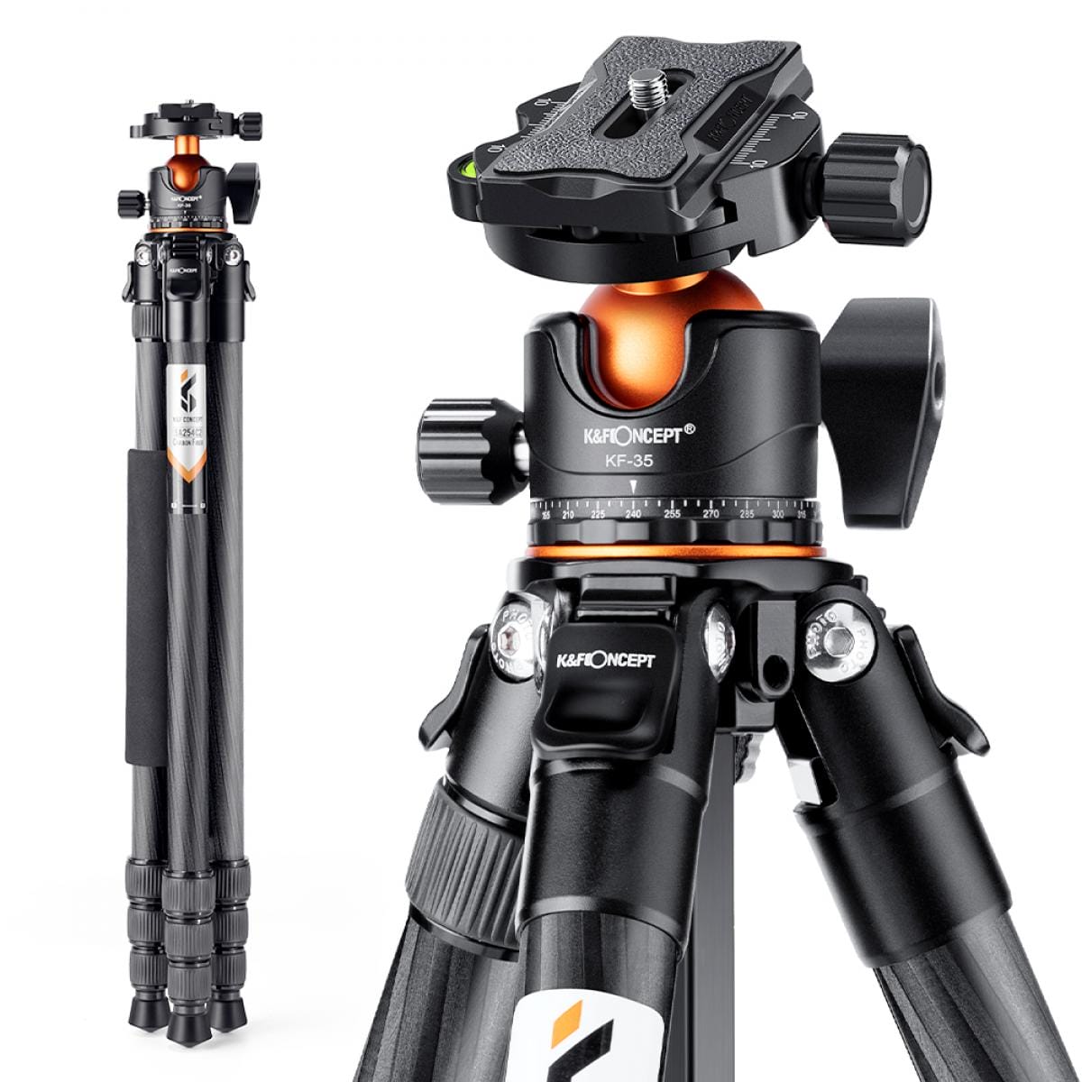 Image: A254C4+BH-35L Carbon Fibre Tripod