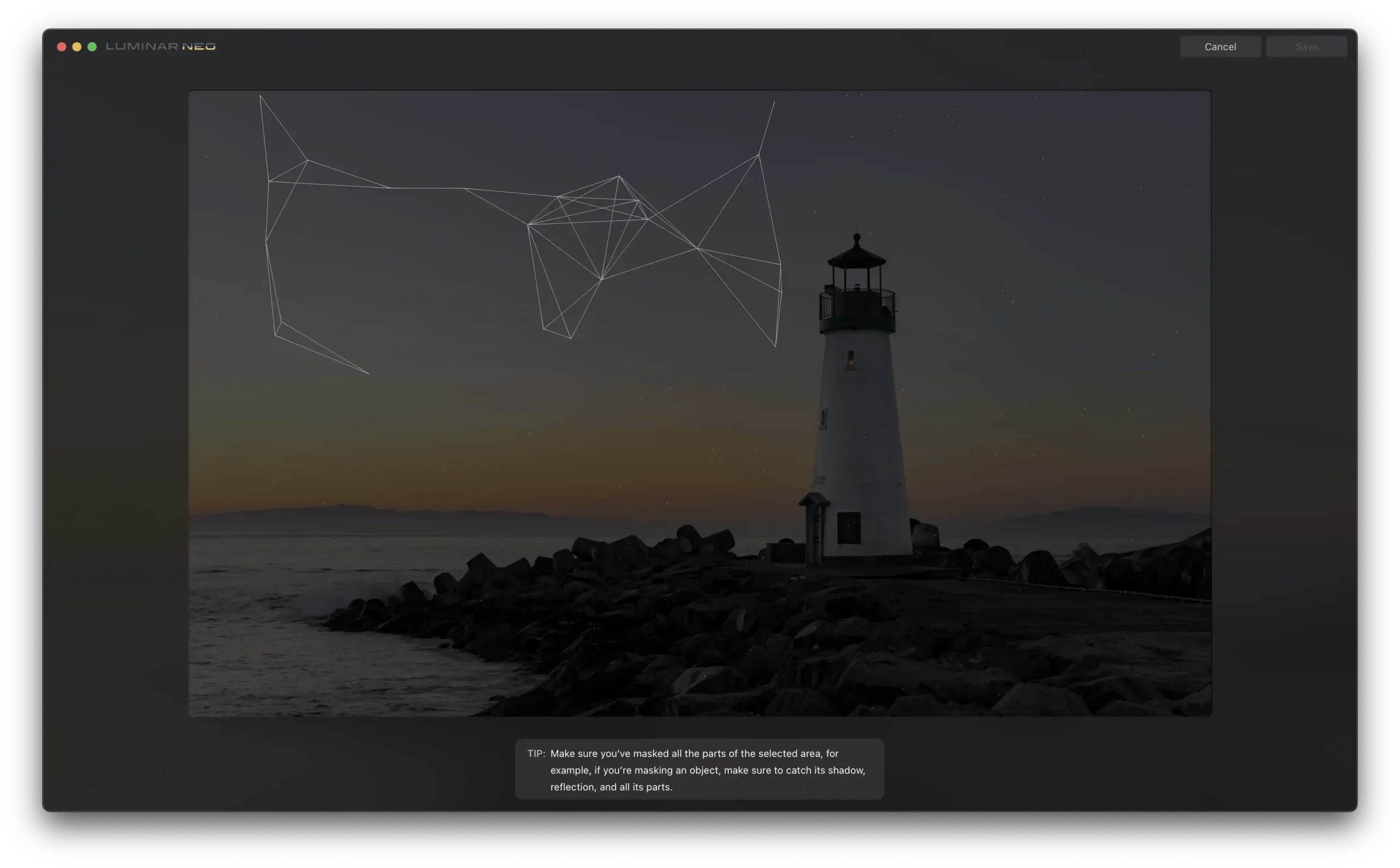 Luminar Neo processing