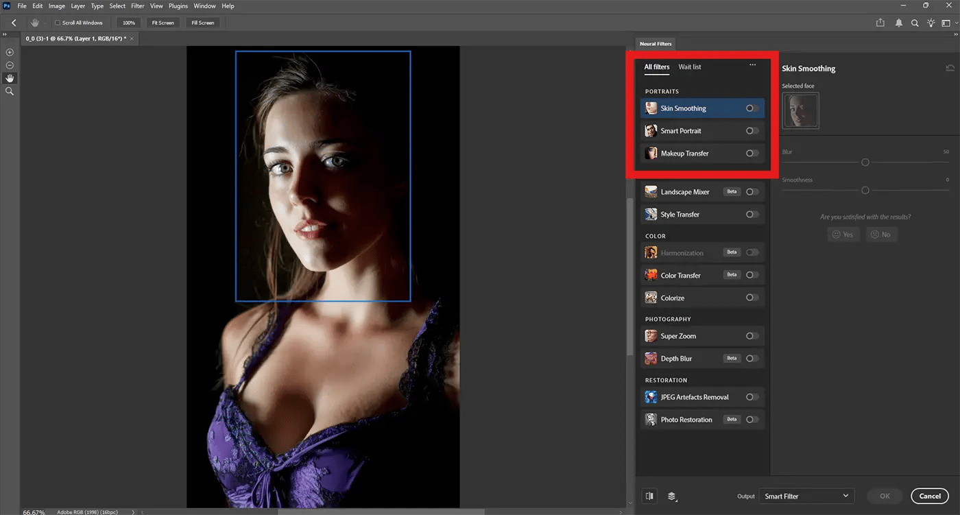 Neural Filters Tools