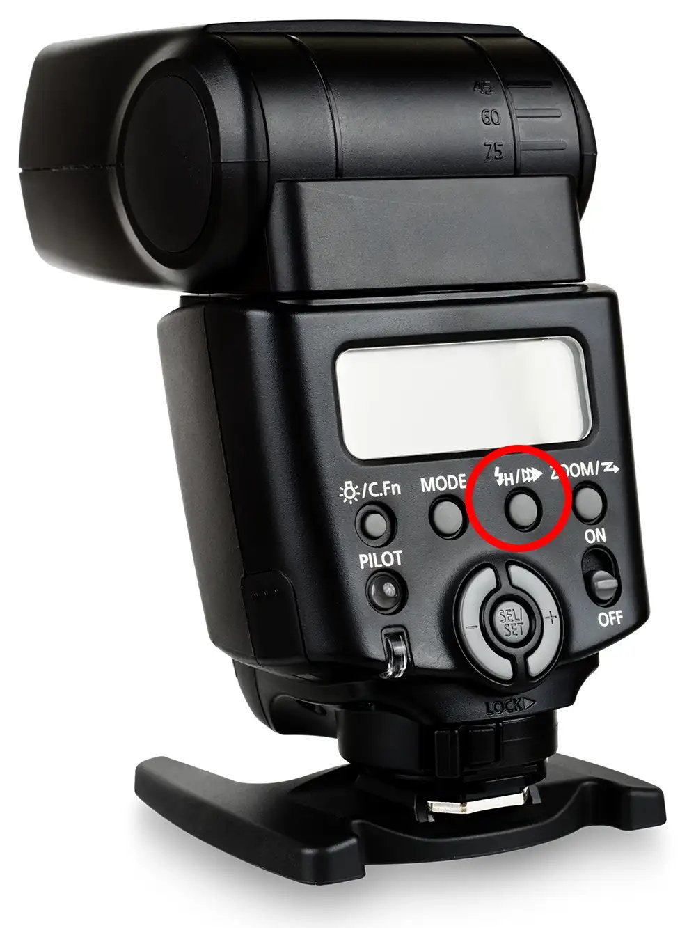 high speed flash sync button 1