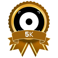 Distinguished Member badge &mdash; 5,000 points.