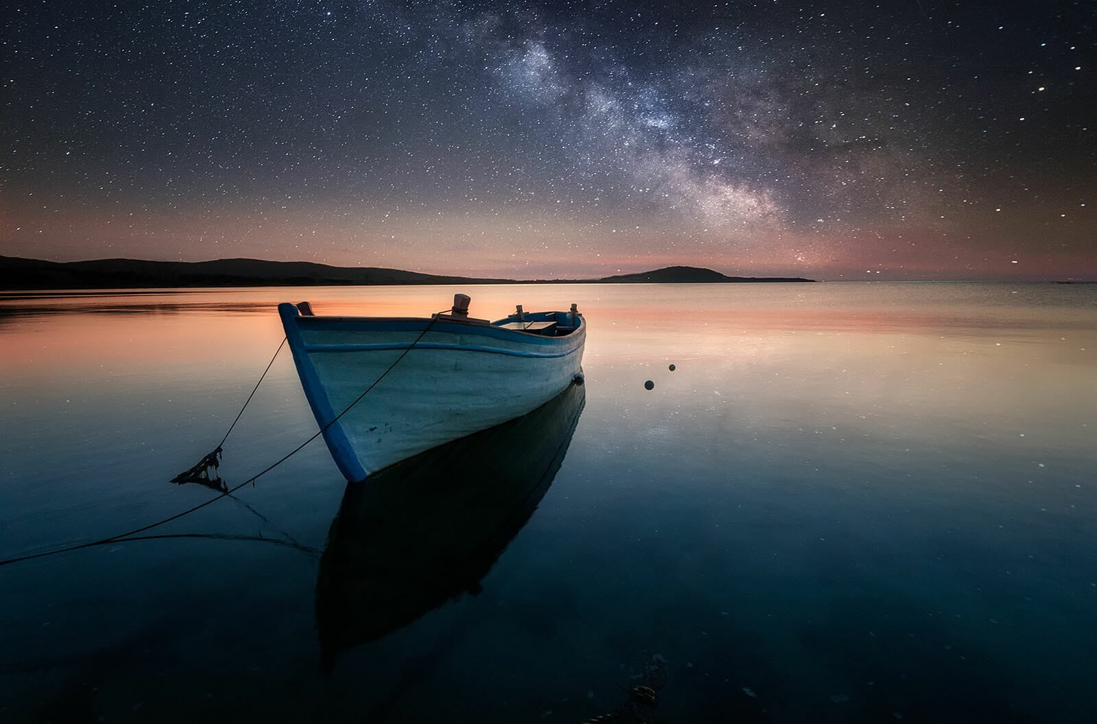 A Milky Way photograph &mdash; a long exposure of the night sky over a dark-sky location.