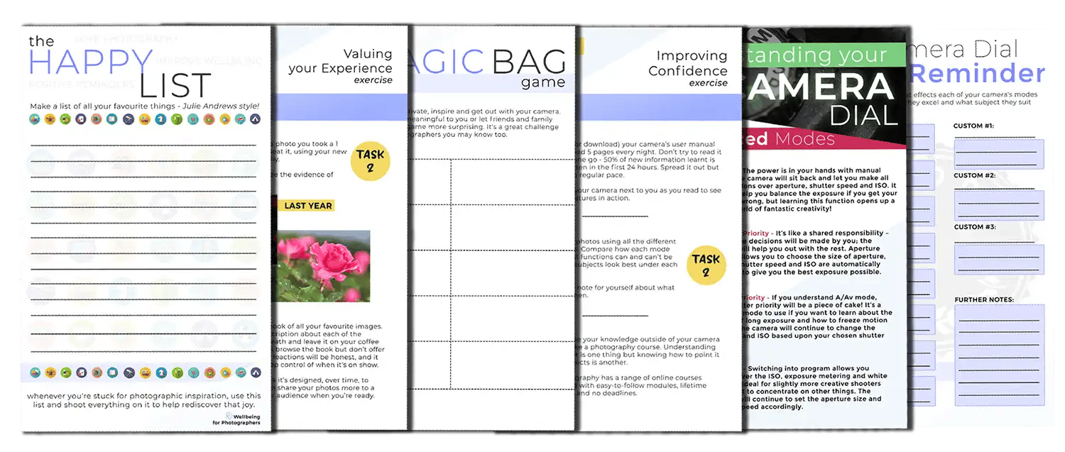 Wellbeing Book Inserts