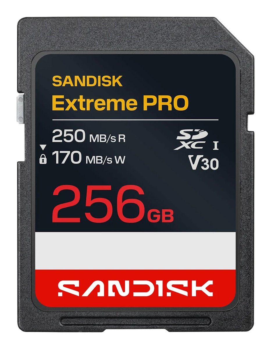 SanDisk 256GB Extreme PRO SD Card