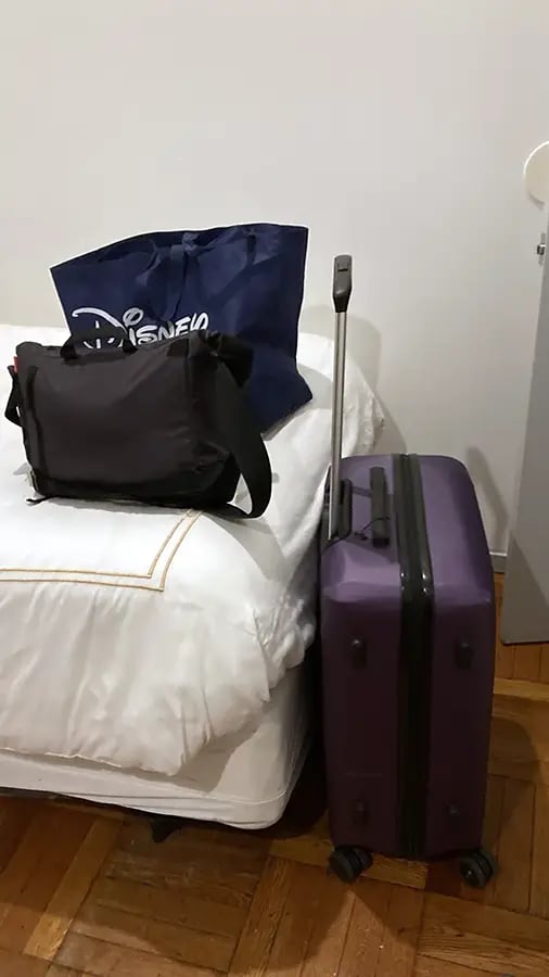 All packed and ready to leave