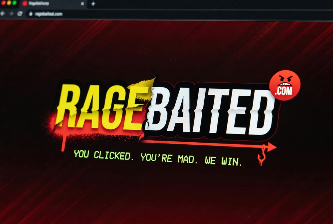 Rage Lab interface — AI-powered bait generator and baitability score test