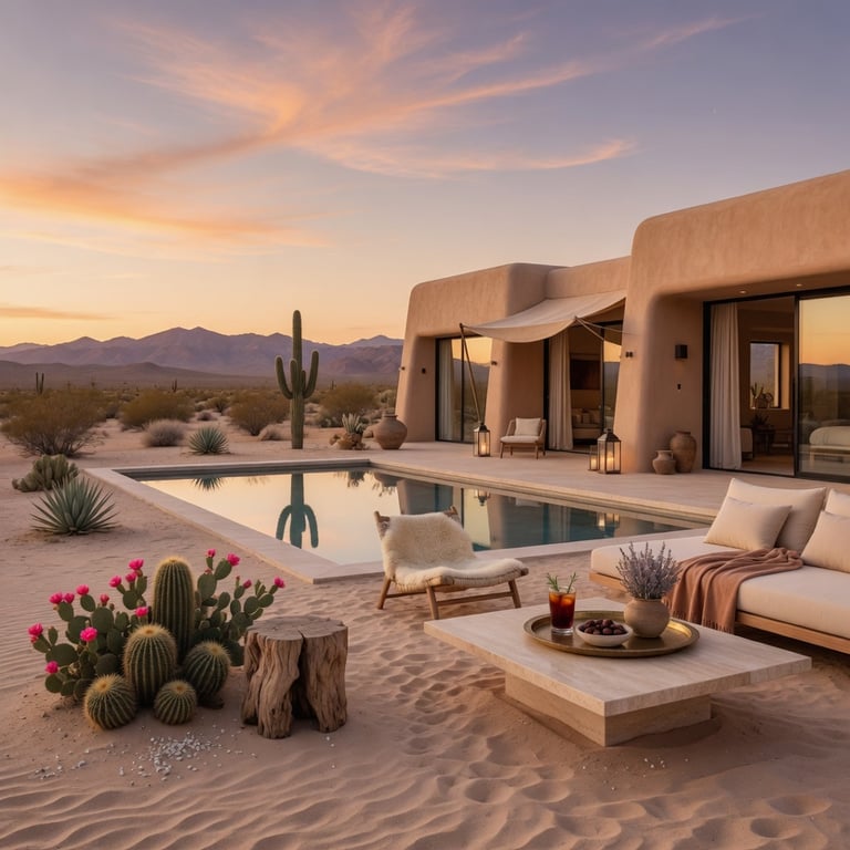 Luxury desert property lifestyle
