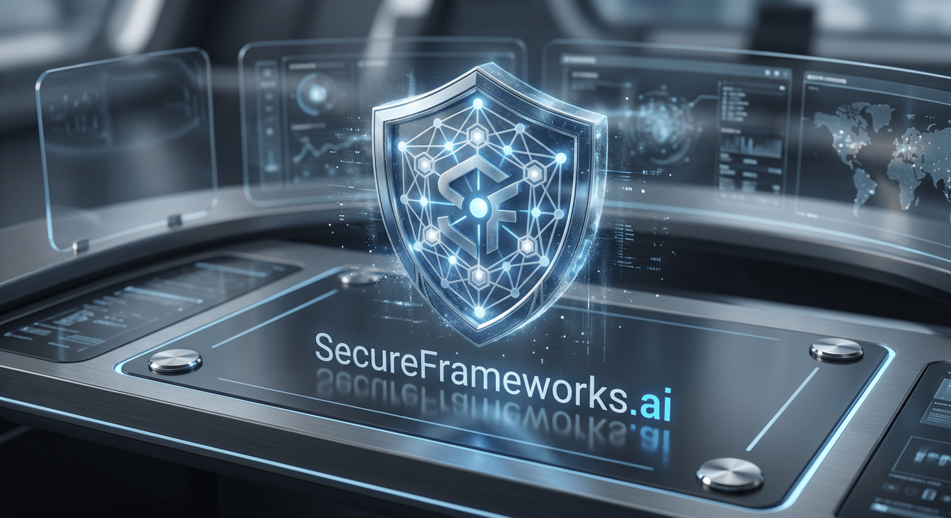 AI security framework visualization — threat landscape