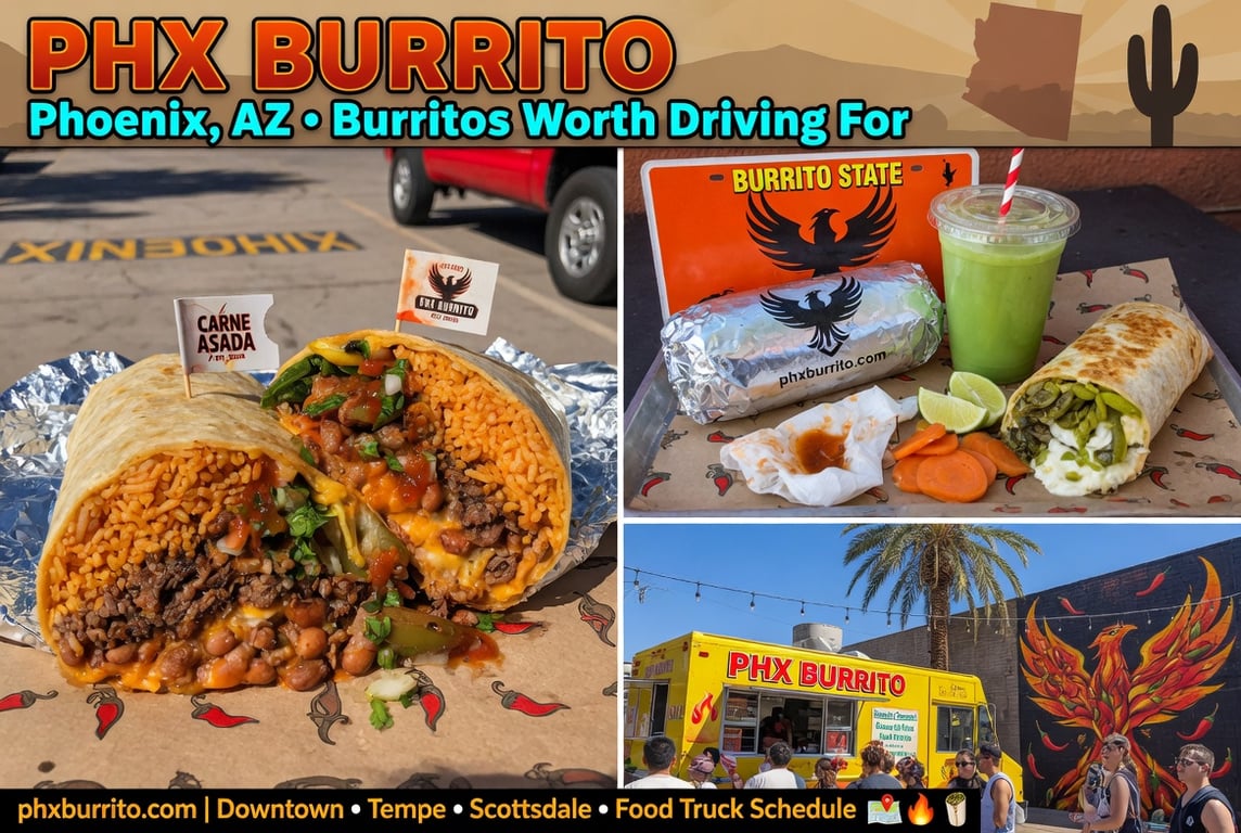 A beautifully wrapped carne asada burrito with vibrant fresh toppings