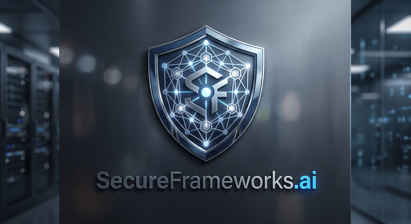 AI security abstract visualization