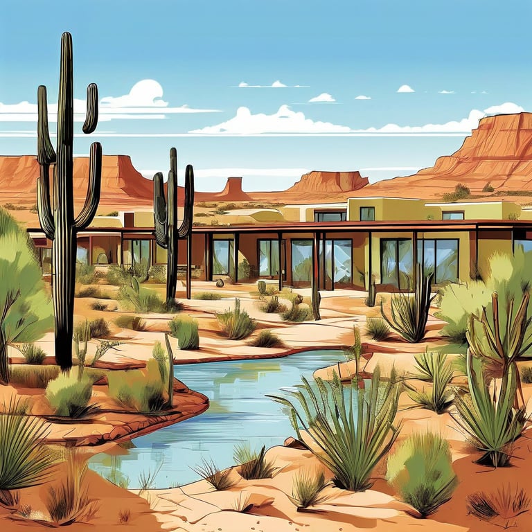 Scottsdale desert living detail