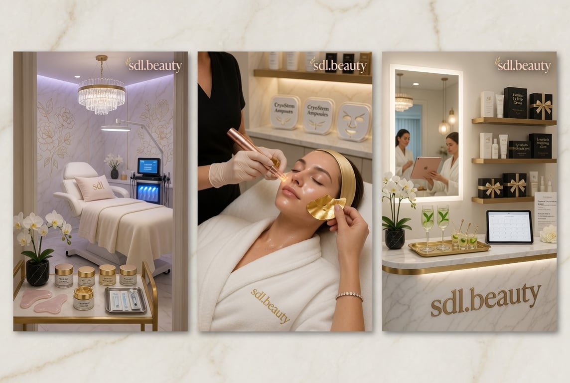 The SDL Beauty brand vision — elevated med spa experience